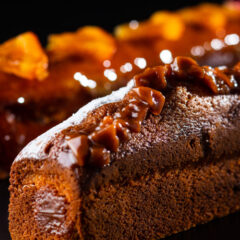 cake-orange cake-caramel